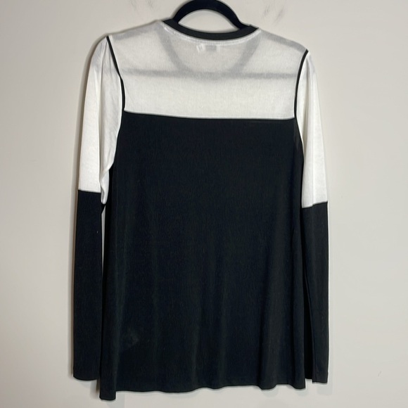 VINCE | Women’s Colorblock Long Sleeve Top Size Small - Picture 6 of 6